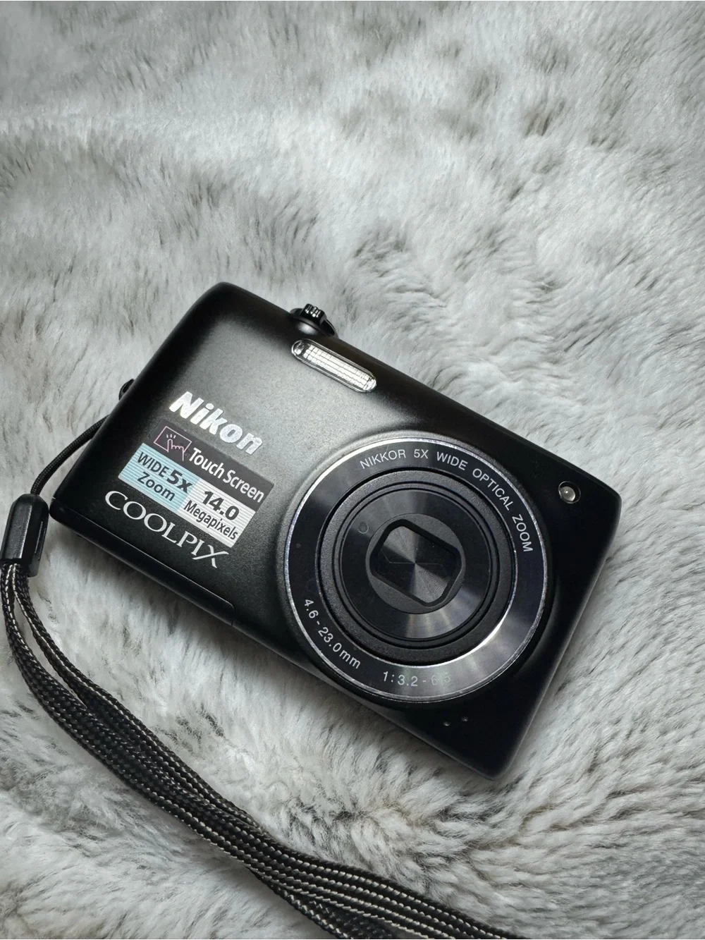 Nikon COOLPIX S4100 Black Digital Camera 14MP 5X Wide Optical Zoom W/ Battery